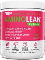 RSP NUTRITION Aminolean Pre Workout Powder, Amino Energy & Weight Management with Vegan BCAA Amino Acids, Natural Caffeine, Preworkout Boost for Men & Women, 30 Serv