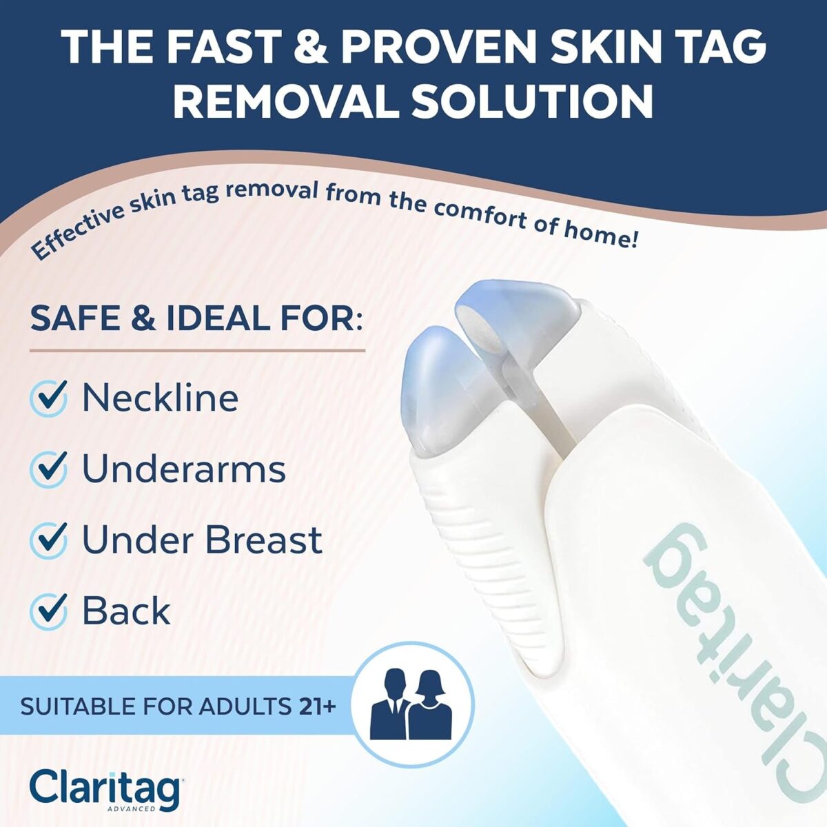 Advanced Skin Tag Remover - Fda-Cleared Device - Only for Skin Tag Removal - Works in 7-14 Days - up to 10 Treatment Cycles - Cryogenic Freeze-Off Kit