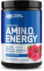 Optimum Nutrition Amino Energy - Pre Workout with Green Tea, BCAA, Amino Acids, Keto Friendly, Green Coffee Extract, Energy Powder - Watermelon, 30 Servings (Packaging May Vary)