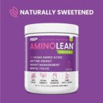 RSP Aminolean - All-In-One Natural Pre Workout, Amino Energy, Weight Management - Vegan Bcaas, Preworkout for Men & Women, Acai, 25 Serv