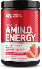 Optimum Nutrition Amino Energy - Pre Workout with Green Tea, BCAA, Amino Acids, Keto Friendly, Green Coffee Extract, Energy Powder - Watermelon, 30 Servings (Packaging May Vary)