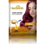 Herbishh Argan Hair Mask-Deep Conditioning & Hydration for Healthier Looking Hair for Very Dry, Weak, Stressed Out Hair, No Sulphates, No Parabens