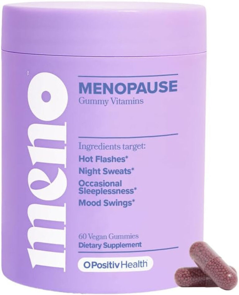 MENO Vitamins for Menopause, 30 Servings (Pack of 1) - Hormone-Free Menopause Supplements for Women with Black Cohosh & Ashwagandha KSM-66 - Helps Alleviate Hot Flashes, Night Sweats, & Mood Swings