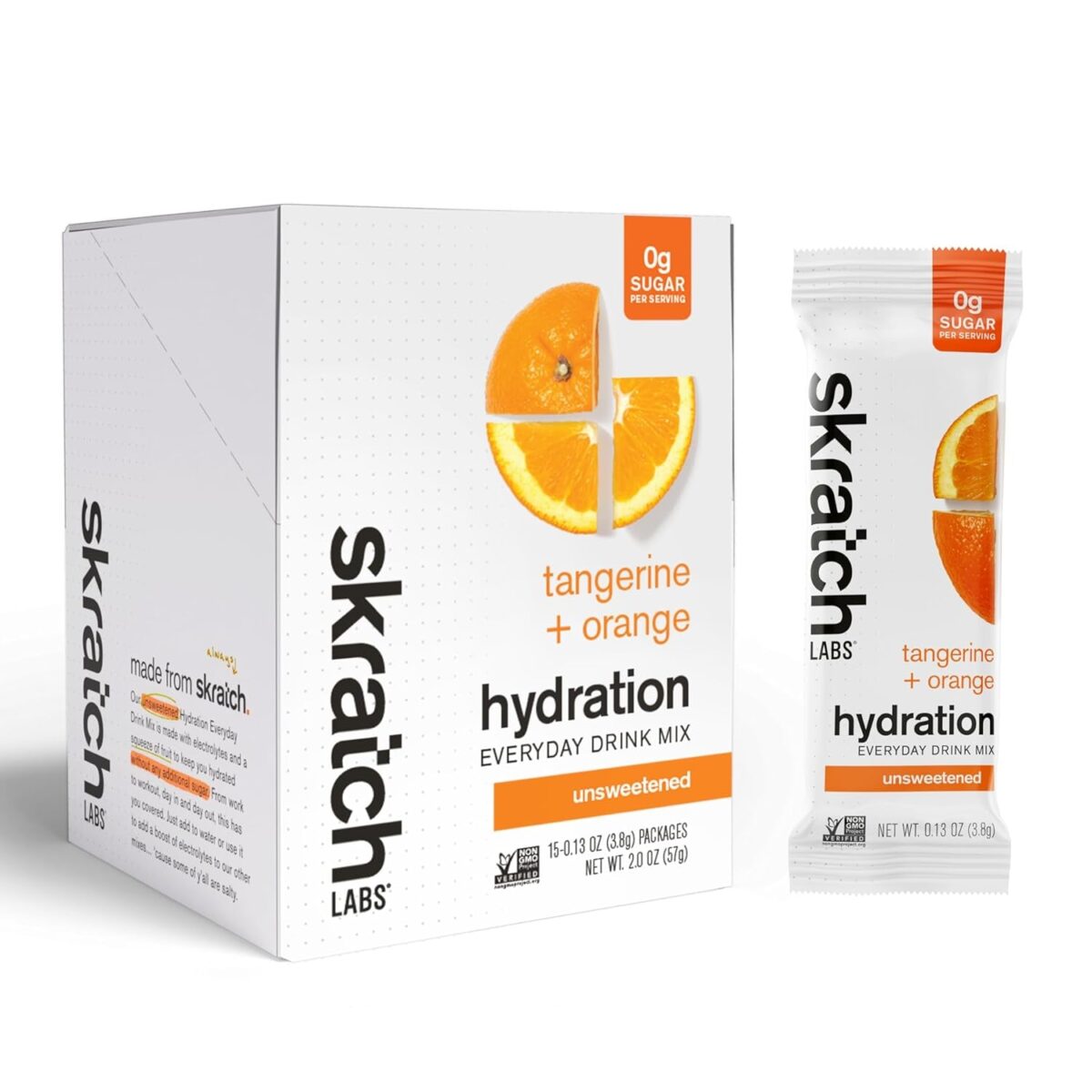 Skratch Labs Sugar Free Electrolyte Powder - Hydration Drink Mix - Everyday Unsweetened - Lemon + Lime - 30 Servings - Keto, Paleo, Vegan, Non-Gmo