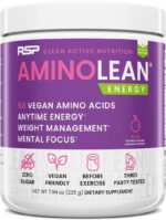 RSP Aminolean - All-In-One Natural Pre Workout, Amino Energy, Weight Management - Vegan Bcaas, Preworkout for Men & Women, Acai, 25 Serv