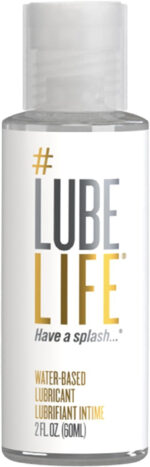 Lube Life Water-Based Personal Lubricant, Lube for Men, Women and Couples, Non-Staining, 8 Fl Oz