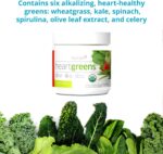 Humann Heartgreens | Superfood Organic Powder with Wheatgrass, Kale, Spinach, and Spirulina, USDA Organic Non-Gmo, from the Makers of Superbeets (Green Apple Flavor, 5.29-Ounce