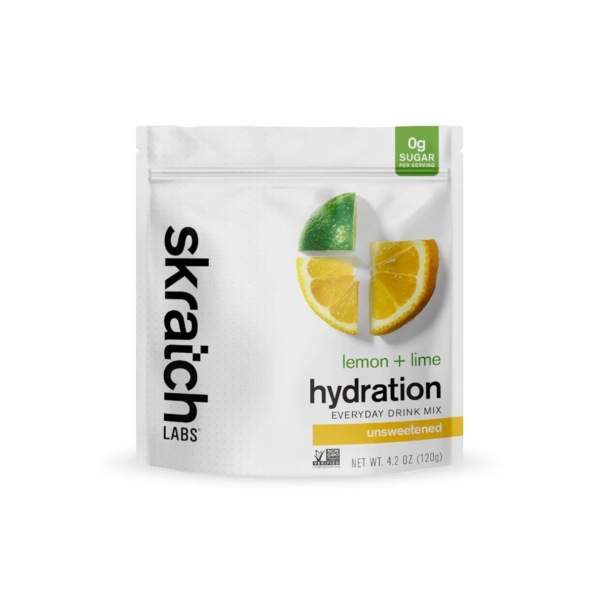 Skratch Labs Sugar Free Electrolyte Powder - Hydration Drink Mix - Everyday Unsweetened - Lemon + Lime - 30 Servings - Keto, Paleo, Vegan, Non-Gmo