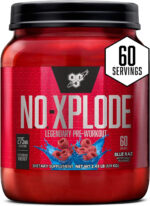 BSN N.O.-XPLODE Pre Workout Powder, Energy Supplement for Men and Women with Creatine and Beta-Alanine, Flavor: Fruit Punch, 30 Servings