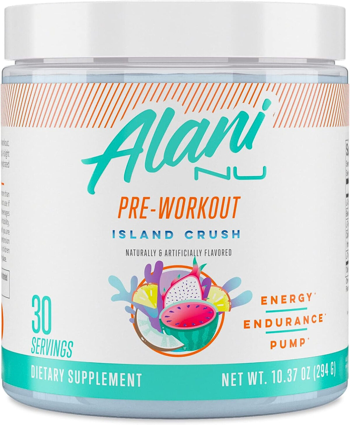 Alani Nu Pre Workout Powdergalaxy Lemonade | Amino Energy Boost | Endurance Supplement | Sugar Free | 200Mg Caffeine | L-Theanine, Beta-Alanine, Citrulline | 30 Servings