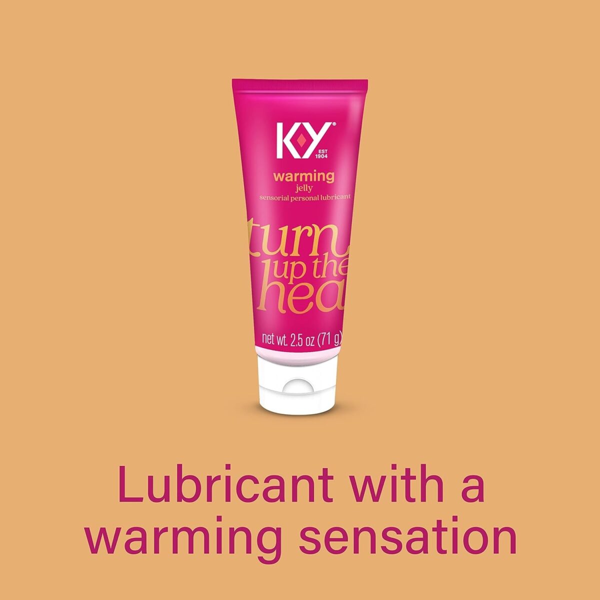 Personal Lubricant, K-Y Warming Liquid Personal Lube , 2.5 Oz. (Pack of 2) Sex Lube for Women, Men & Couples. HSA Eligible