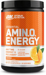 Optimum Nutrition Amino Energy - Pre Workout with Green Tea, BCAA, Amino Acids, Keto Friendly, Green Coffee Extract, Energy Powder - Watermelon, 30 Servings (Packaging May Vary)