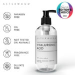 Asterwood Pure Hyaluronic Acid Serum for Face - Plumping, Anti-Aging & Hydrating - Fragrance-Free, Pairs Well with Vitamin C Face Serum & Hylunaric Acid Moisturizer, 237 Ml/8 Oz