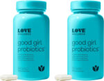 Love Wellness Vaginal Probiotics for Women, Good Girl Probiotics | Ph Balance Supplement for Feminine Health with Prebiotics | Urinary Tract Health for Vaginal Odor & Flora | 60 Count (Pack of 1)