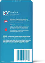 K-Y Tingling Water Based Lube, Sensorial Personal Lubricant, 1.69 Fl Oz