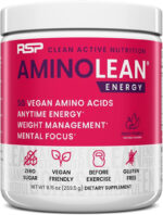 RSP NUTRITION Aminolean Pre Workout Powder, Amino Energy & Weight Management with Vegan BCAA Amino Acids, Natural Caffeine, Preworkout Boost for Men & Women, 30 Serv