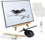 AOVOA Zen Meditation Board, Painting with Water for Relaxing, Mindfulness & Meditation Practice, Zen Meditation Gifts with Brushes and Stenciles