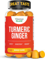 Turmeric Supplement and Ginger Root Joint Support Supplement - Turmeric Curcumin Supplement 95% Curcuminoids. Contains Organic Turmeric with Black Pepper (Bioperine) for Max Absorption. 60 Capsules