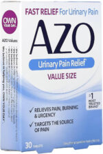 MCK18582700 - Mckesson Urinary Pain Relief AZO Standard 95 Mg Strength Tablet 30 per Bottle