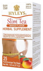 Hyleys Slim Tea Acai Berry Flavor - Weight Loss Herbal Supplement Cleanse and Detox - 25 Tea Bags (1 Pack)