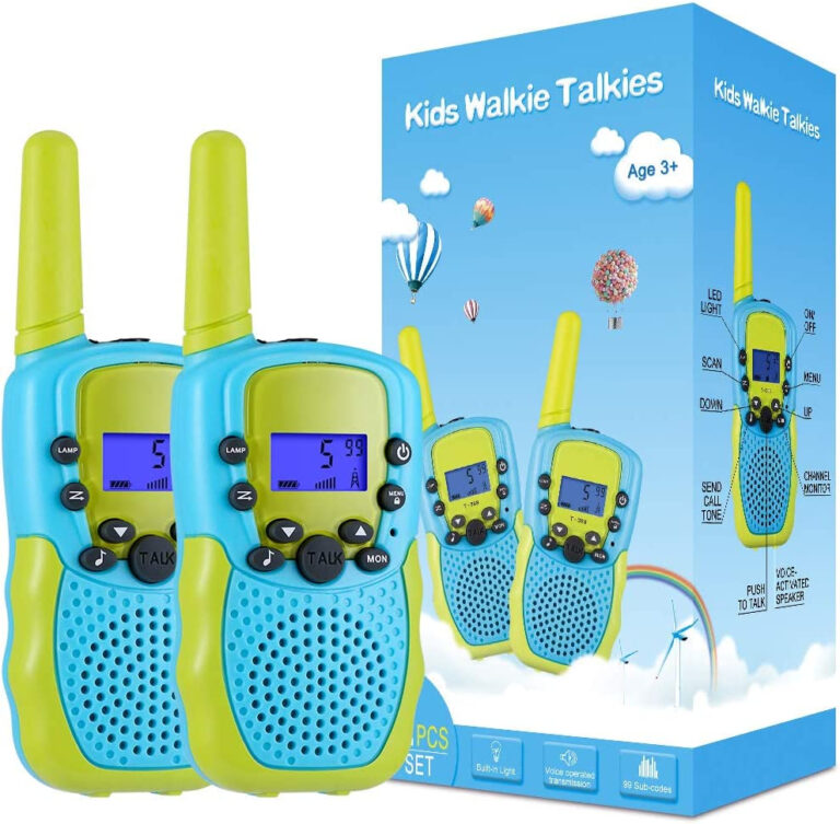 Selieve Toys for 3-12 Year Old Boys Girls, Easter Basket Stuffers, Walkie Talkies for Kids 22 Channels 2 Way Radio Toy with Backlit LCD Flashlight, 3 Miles Range for Outside, Camping, Hiking