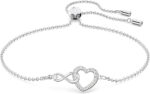 Swarovski Infinity Heart Jewelry Collection, Necklaces and Bracelets, Rose Gold & Rhodium Tone Finish, Clear Crystals