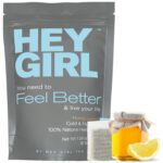 Hey Girl Energy + Immune Tea Bundle - Energize and Vitality Booster Tea plus Feel Better Herbal Tea - Immune Support, Immune Booster W/Echinacea, Elderberry, Vitamin C, Ginseng, Ginger