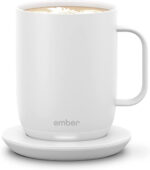 Ember Temperature Control Smart Mug 2, 10 Oz, App-Controlled Heated Coffee Mug with 80 Min Battery Life and Improved Design, Gold