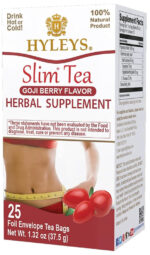 Hyleys Slim Tea Acai Berry Flavor - Weight Loss Herbal Supplement Cleanse and Detox - 25 Tea Bags (1 Pack)