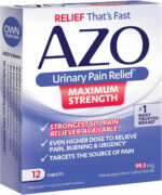 Azo Urinary Pain Relief Max Strength 12 Count Tablets