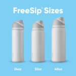 Owala Freesip Insulated Stainless Steel Water Bottle with Straw for Sports, Travel, and School Bpa-Free Sports Water Bottle, 32 Oz, Summer Sweetness