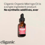 Cliganic Organic Moringa Oil, 100% Pure - for Face & Hair | Natural Cold Pressed