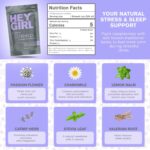 Hey Girl Sleep Tea - Natural Herbal Bedtime Tea Bags with Chamomile, Passion Flower, Valerian Root, Lemon Balm - Calming, Relaxing Adults Sleepy Night Time Tea - Relaxation Gifts for Women 2-Packs