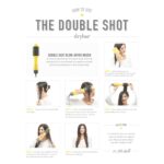 Drybar the Double Shot Oval Blow Dryer Brush | Brush and Blow Dryer in One, Lightweight Blowout Brush for Long Hair and Volume with 3 Temps for Customized Hair Styling