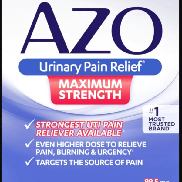 AZO Standard Max Strength 12 Tablets