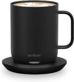 Ember Temperature Control Smart Mug 2, 10 Oz, App-Controlled Heated Coffee Mug with 80 Min Battery Life and Improved Design, Gold