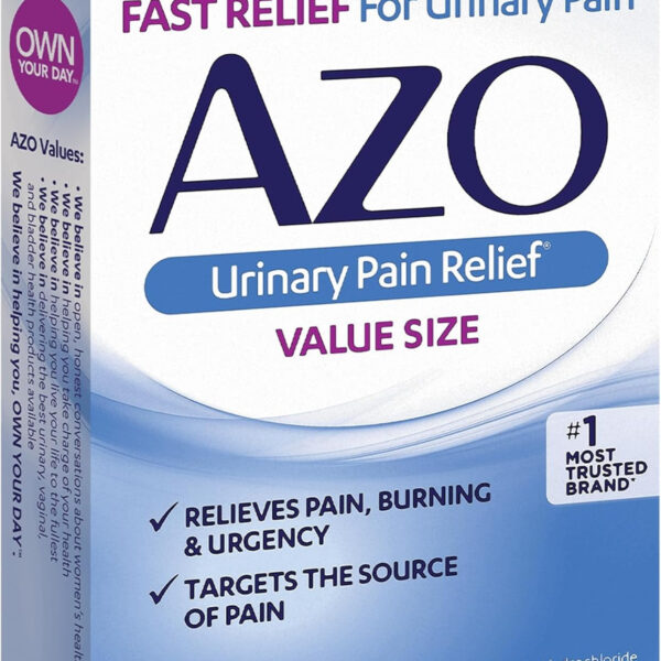 MCK18582700 - Mckesson Urinary Pain Relief AZO Standard 95 Mg Strength Tablet 30 per Bottle