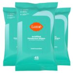 Lume Acidified Deodorant Wipes - 24 Hour Odor Control - Aluminum Free, Baking Soda Free, Skin Loving - 15 Count (Pack of 3) (Cool Cucumber)