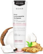 Boka Fluoride Free Toothpaste- Nano Hydroxyapatite, Remineralizing, Sensitive Teeth, Whitening- Dentist Recommended for Adult, Kids Oral Care- Watermelon Mint Flavor, 4Oz 1Pk - US Manufactured