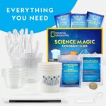 NATIONAL GEOGRAPHIC Magic Chemistry Set - Science Kit for Kids with 10 Amazing Magic Tricks, STEM Projects and Science Experiments, Science Toys, Great Gift for Boys and Girls 8-12 (Amazon Exclusive)