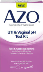 AZO Urinary Tract Infection (UTI) Test Strip + Vaginal Ph Test Kit, Fast & Accurate Results, from the #1 Most Trusted Brand, FSA/HSA Eligible