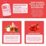 Apple Cider Vinegar Capsules with the Mother - 2160Mg Apple Cider Vinegar Pills with Cayenne Pepper - 120 Vegan ACV Capsules with Mother for Detox Cleanse, Keto, Digestion & Bloating