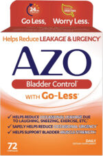 AZO Bladder Control with Go-Less Daily Supplement | Helps Reduce Occasional Urgency, Leakage Due to Laughing, Sneezing and Exercise††† | 72 Capsules