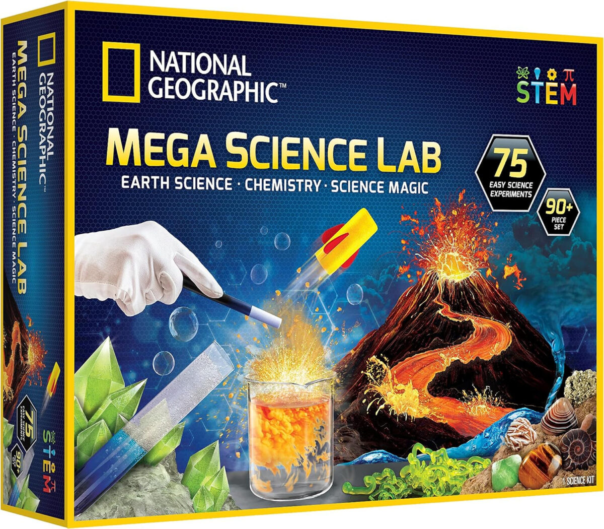 NATIONAL GEOGRAPHIC Gross Science Kit - 45 Gross Science Experiments- Dissect a Brain, Make Slime, Creepy STEM Project Gifts for Boys and Girls, Halloween Activities for Kids 8-12 (Amazon Exclusive)