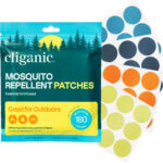 Cliganic Mosquito Repellent Stickers (90 Pack) - Patches for Kids & Adults, Natural Deet-Free, Citronella Essential Oil Infused