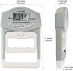 CAMRY Digital Hand Dynamometer Grip Strength Measurement Meter Auto Capturing Electronic Hand Grip Power 198 Lbs / 90 Kg