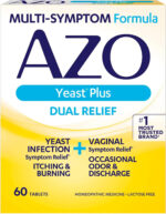 AZO Yeast plus Dual Relief Tablets, , FSA/HSA Eligible, Yeast Infection and Vaginal Symptom Relief, Relieves Itching & Burning, 60 Count