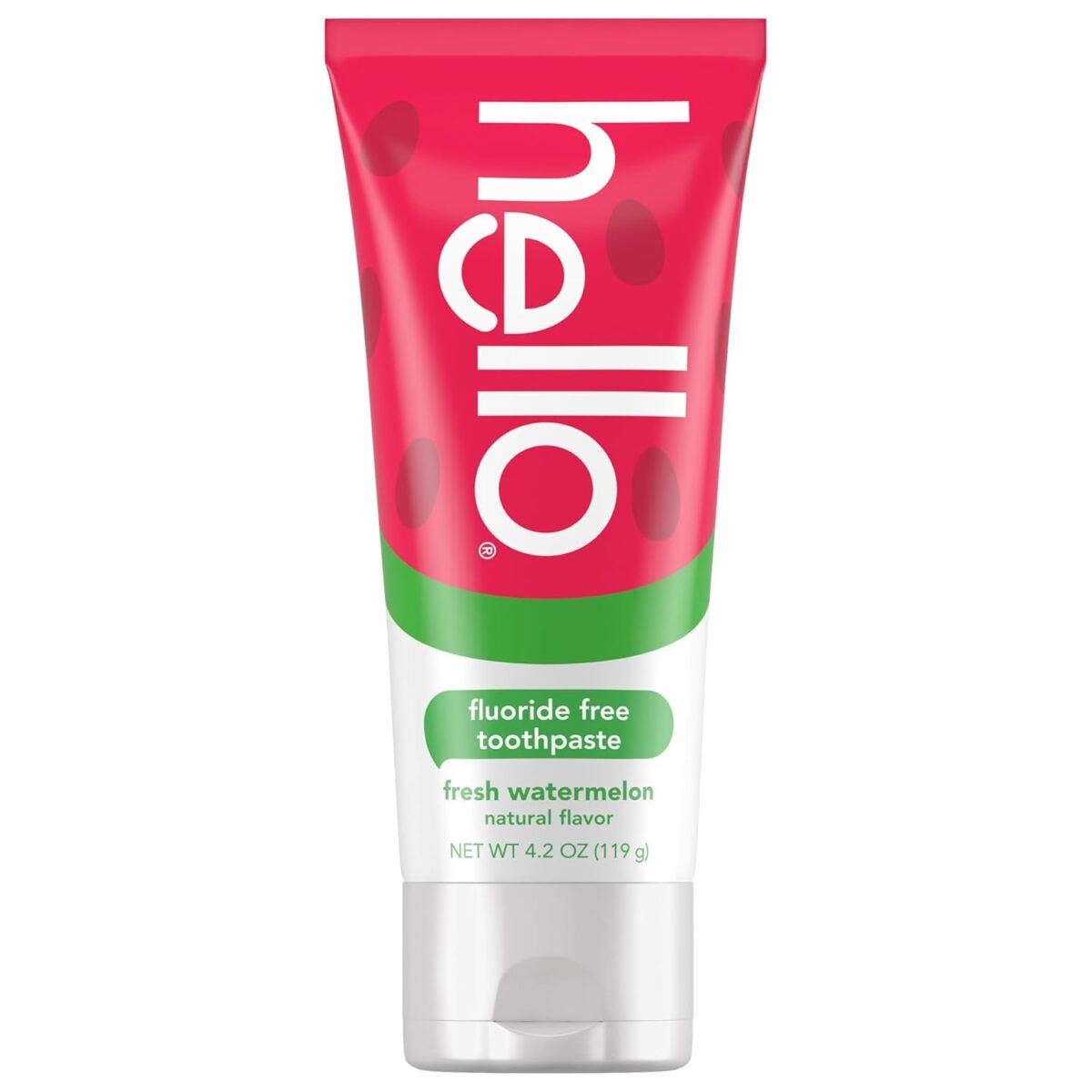 Hello Fresh Watermelon Fluoride Free Kids Toothpaste, 4.2 Oz Tube