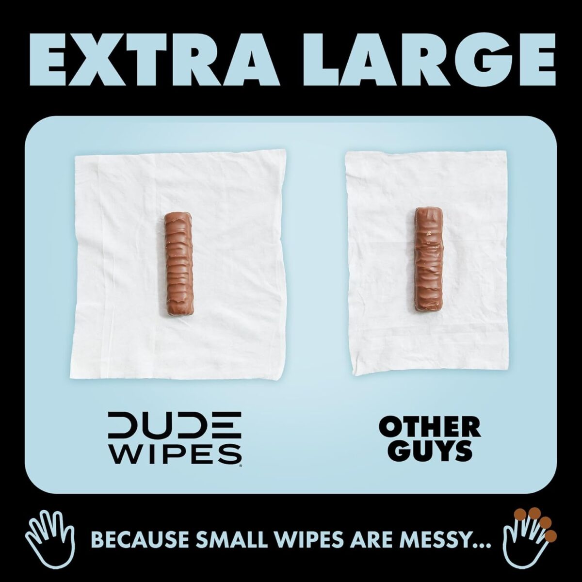 DUDE Wipes - Medicated Flushable Wipes - 3 Pack, 144 Wipes - Unscented Extra-Large Adult Wet Wipes - Medicated Witch Hazel - Septic and Sewer Safe