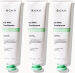 Boka Fluoride Free Toothpaste- Nano Hydroxyapatite, Remineralizing, Sensitive Teeth, Whitening- Dentist Recommended for Adult, Kids Oral Care- Watermelon Mint Flavor, 4Oz 1Pk - US Manufactured